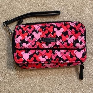 Like new Vera Bradley Mickey & Minnie wallet